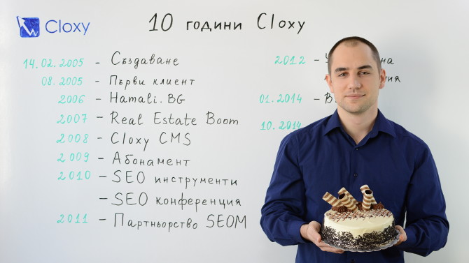 10 години Cloxy (Видео)