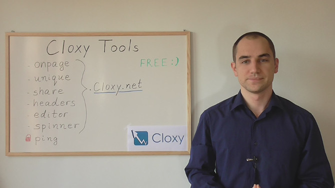 Cloxy Tools - SEO инструменти (Видео)