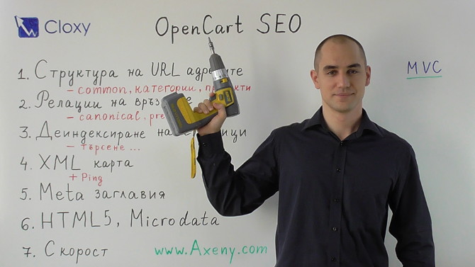 SEO на OpenCart онлайн магазини (Видео)